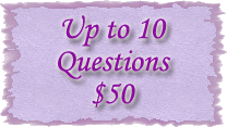 up to ten questions for fifty dollars